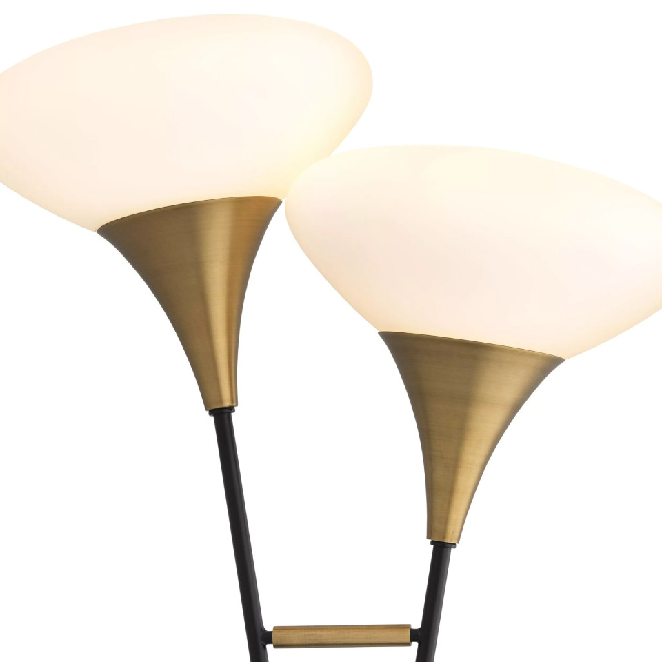 Duco Table Lamp Brass/Glass/Marble 87cm