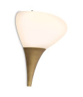 Duco Wall Lamp Brass/Glass 27cm