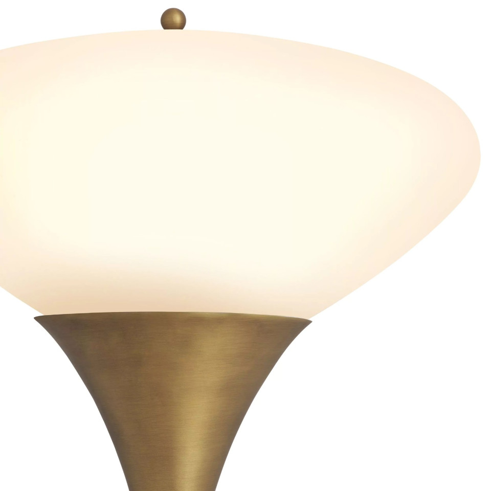 Duco Wall Lamp Brass/Glass 27cm