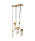 Eos Chandelier Brass 62cm