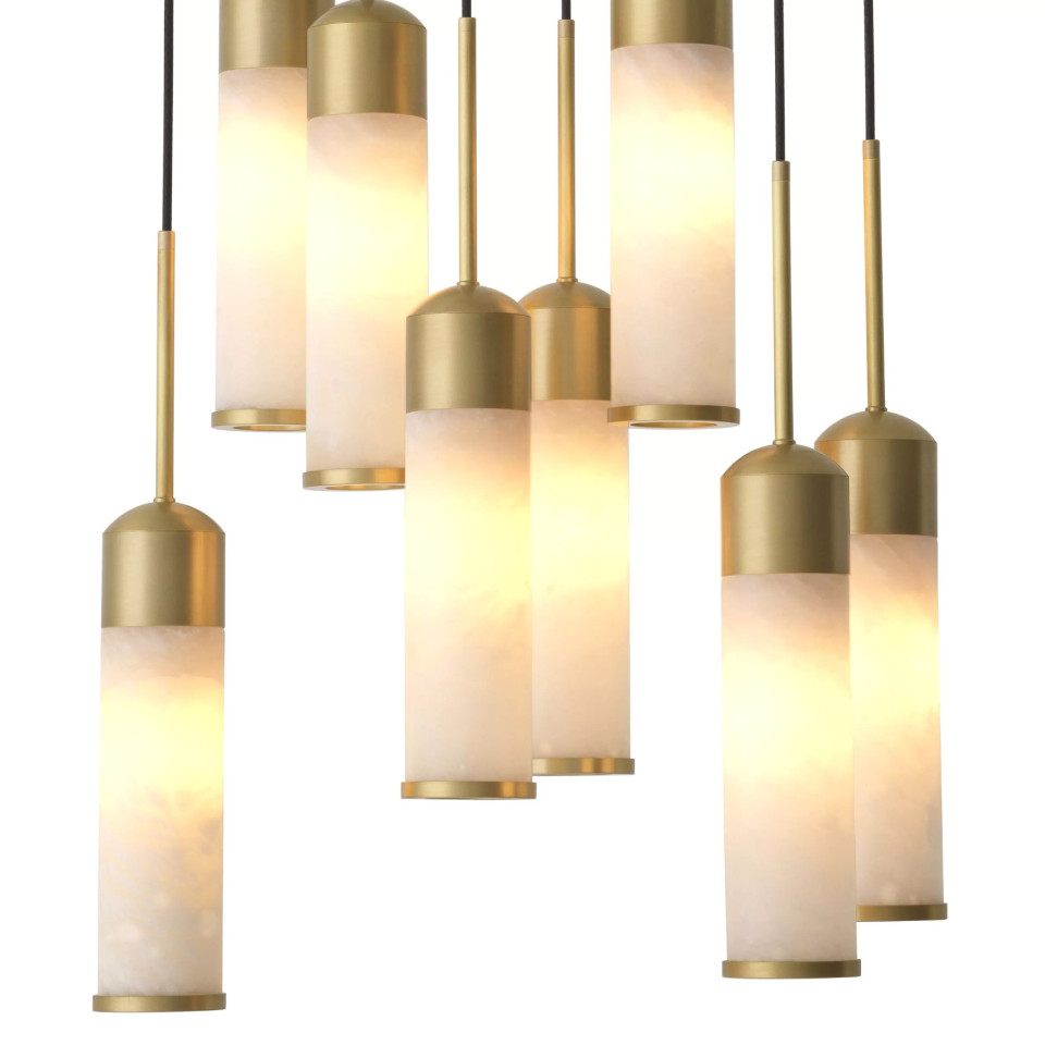 Eos Chandelier Brass 62cm