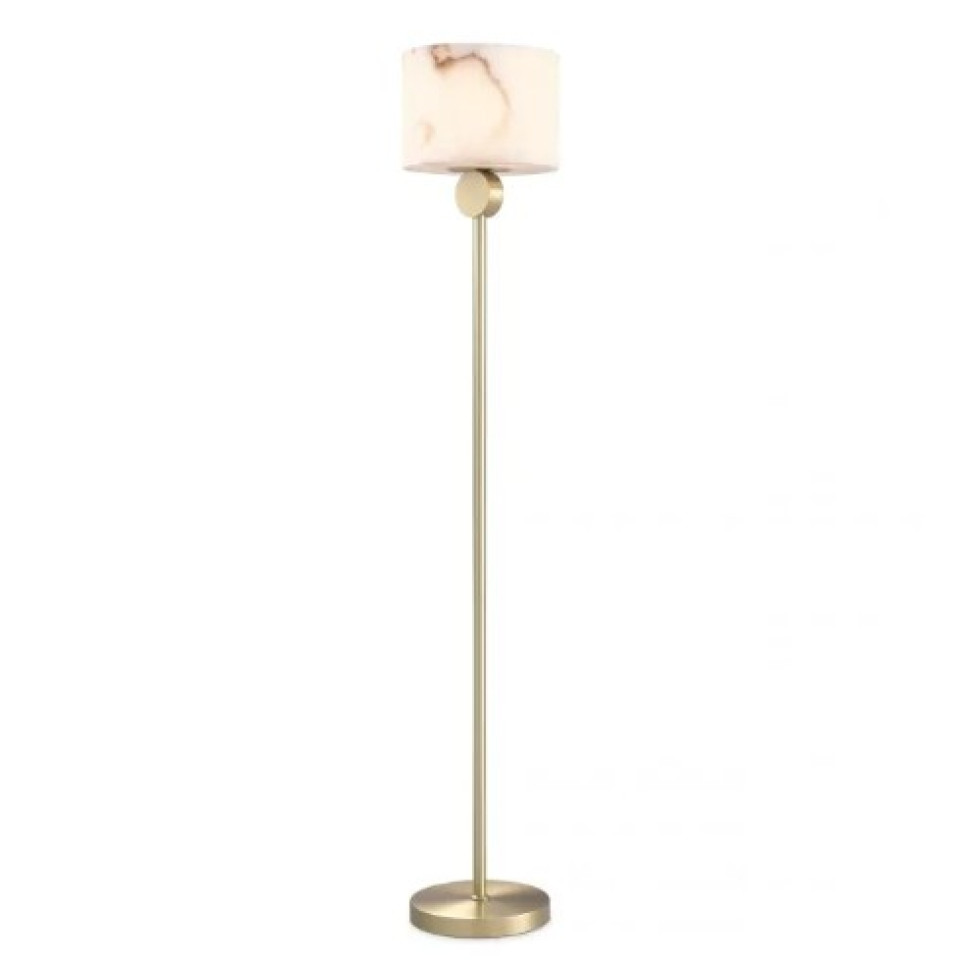 Etruscan Floor Lamp Brass/Alabaster 171cm