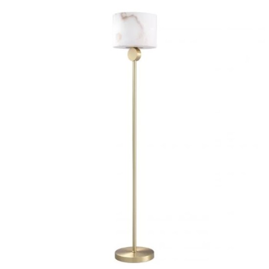 Etruscan Floor Lamp Brass/Alabaster 171cm