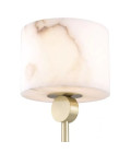 Etruscan Floor Lamp Brass/Alabaster 171cm