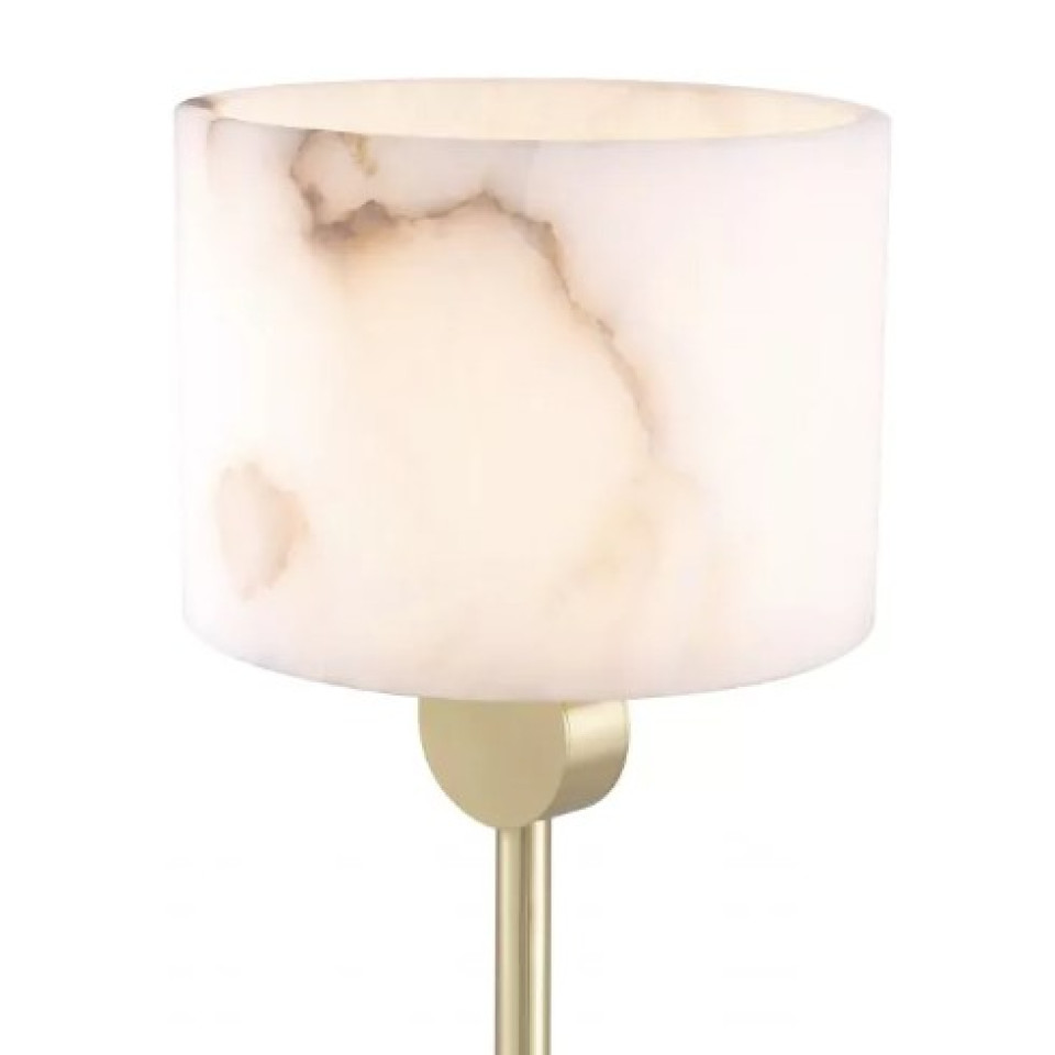 Etruscan Floor Lamp Brass/Alabaster 171cm