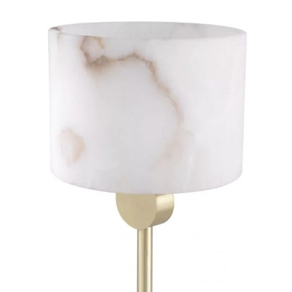 Etruscan Floor Lamp Brass/Alabaster 171cm