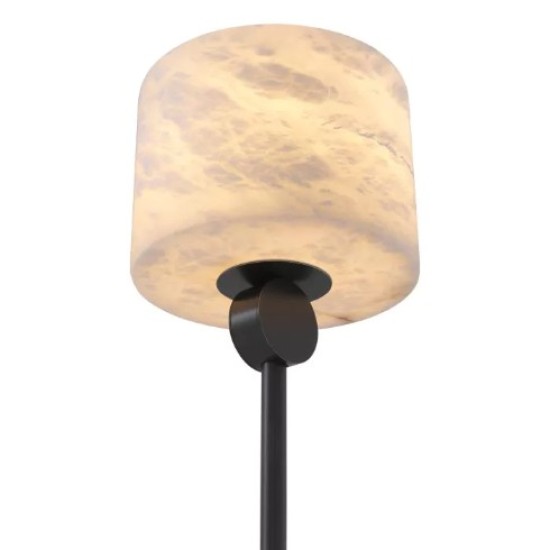 Etruscan Golvlampa Brons/Alabaster 171 cm