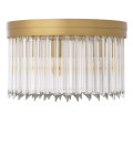 Evina plafond Mässing/Glas 45cm