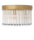 Evina plafond Mässing/Glas 45cm