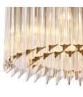 Evina plafond Mässing/Glas 45cm