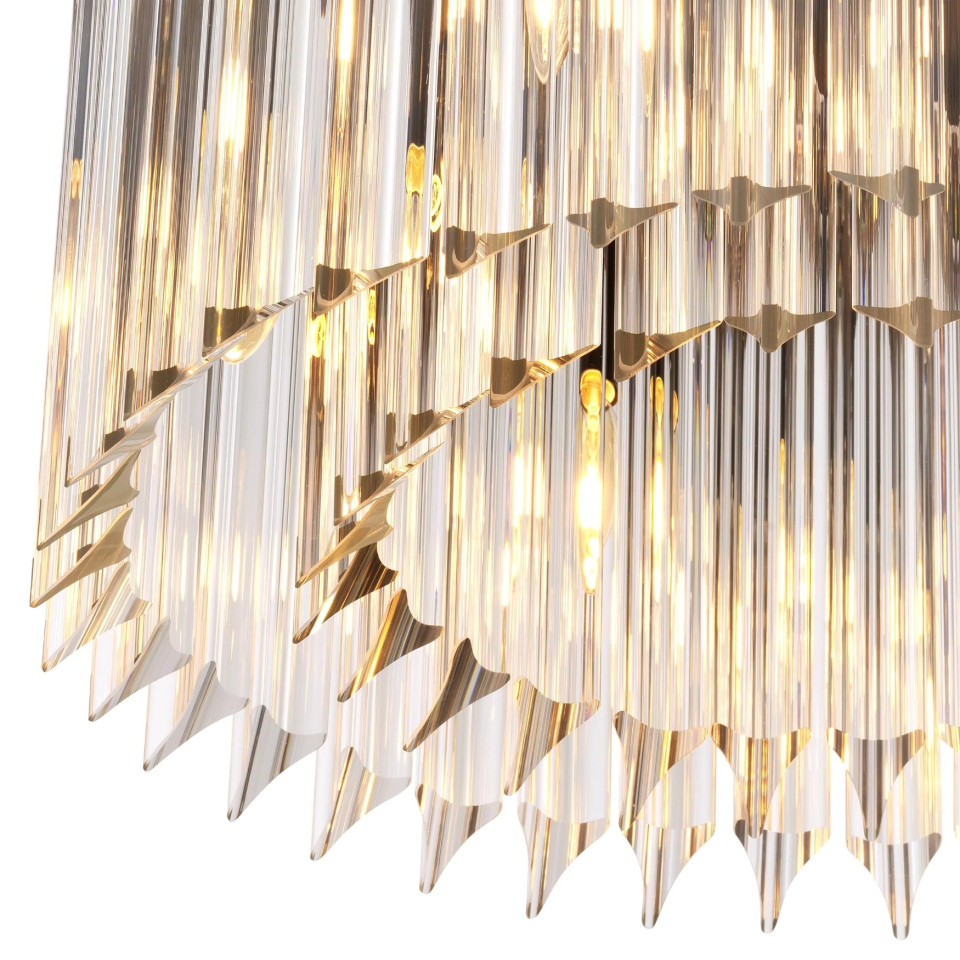 Evina Plafond Brons/Glas 45cm