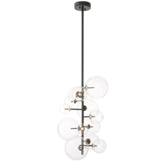 Ezra Chandelier Bronze/Glass 26cm