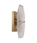 Fernando Wall Lamp Brass/Glass 34.5cm