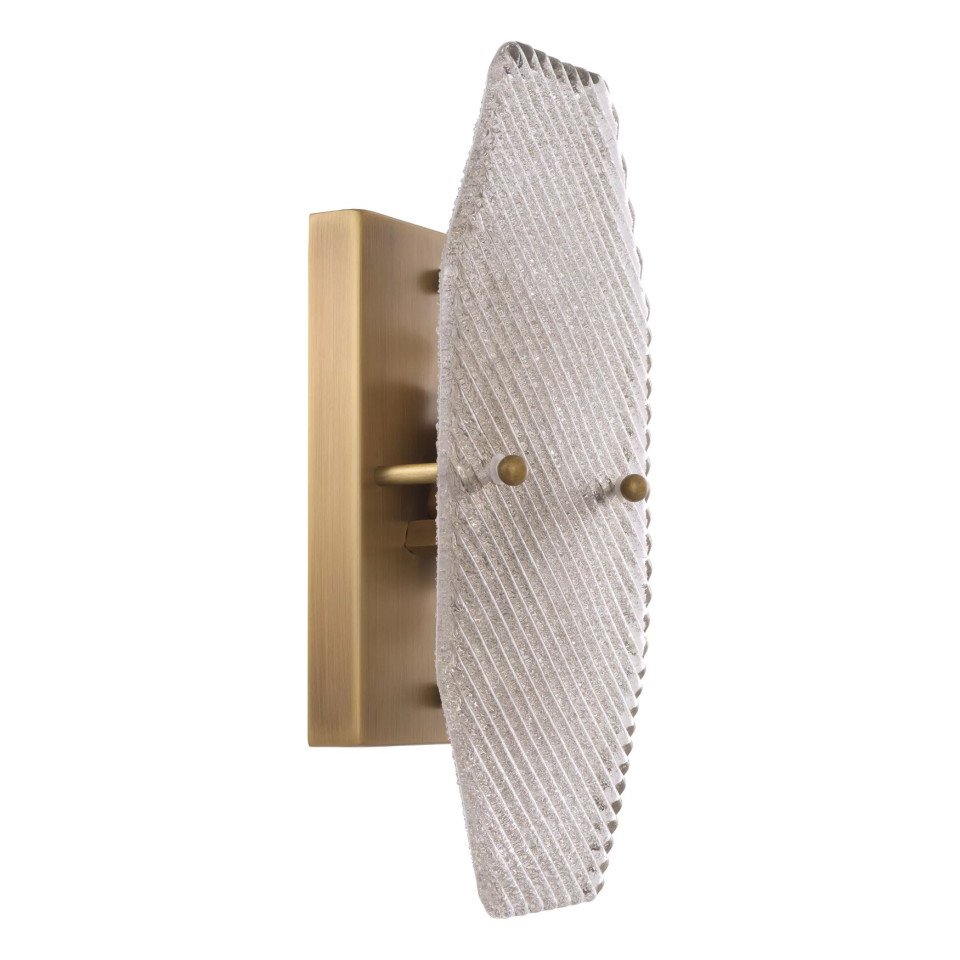 Fernando Wall Lamp Brass/Glass 34.5cm