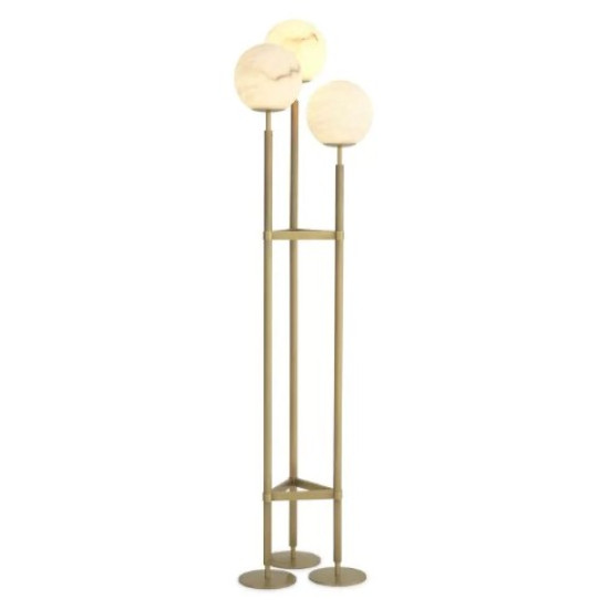 Fiori Golvlampa Mässing/Alabaster 172 cm