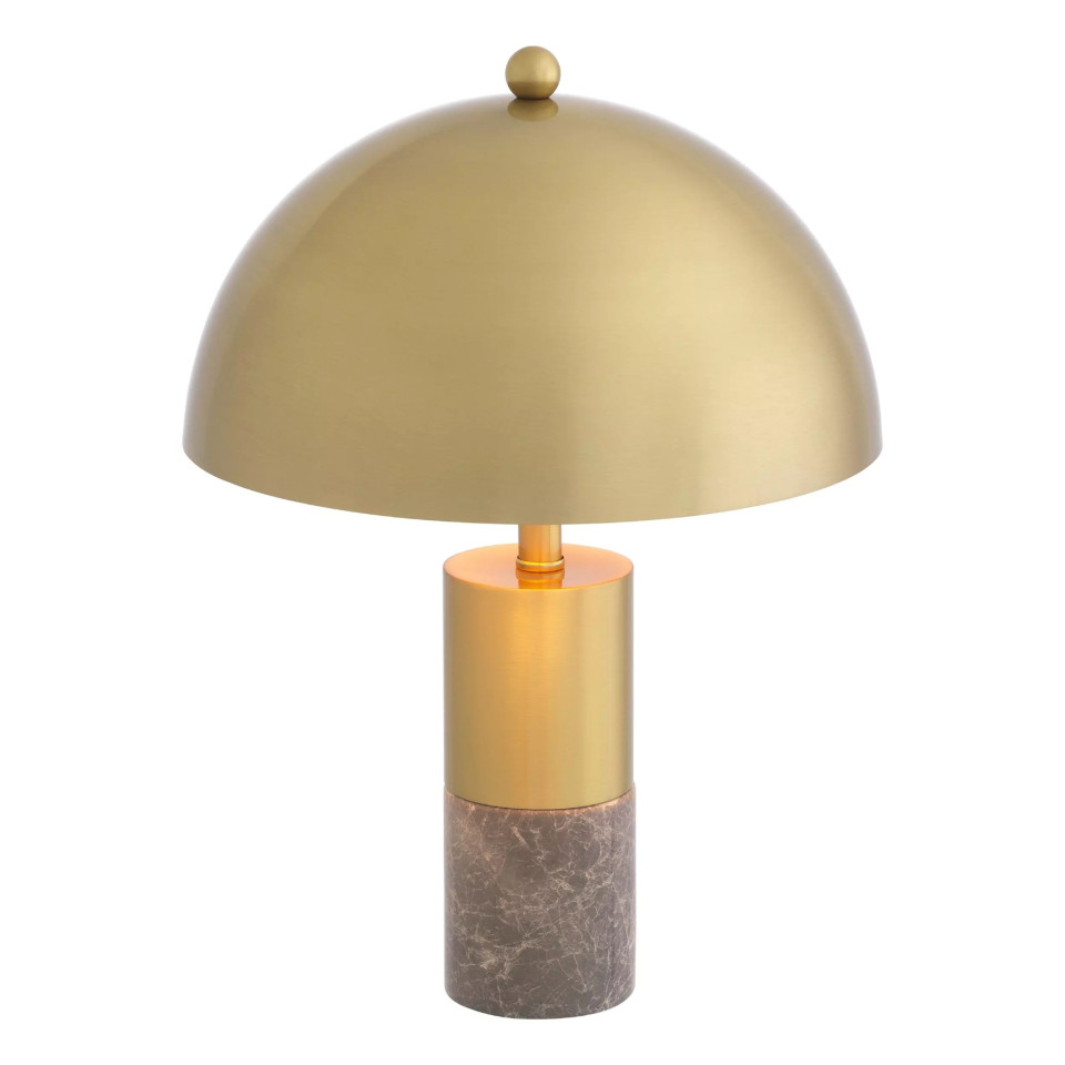 Flair Table Lamp Brass/Marble 36cm