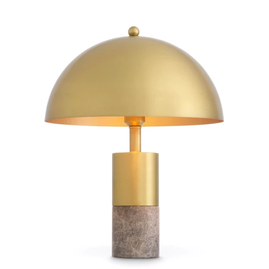 Flair Bordslampa Mässing/Marmor 49,5 cm