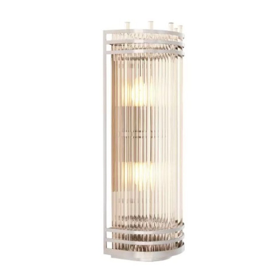 Gulf Wall Lamp Large Nickel/Glass 53.5cm