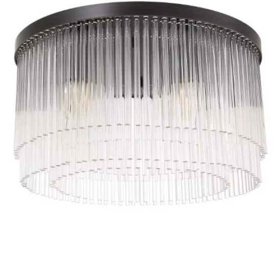 Hector Plafond Brons/Glas 45 cm