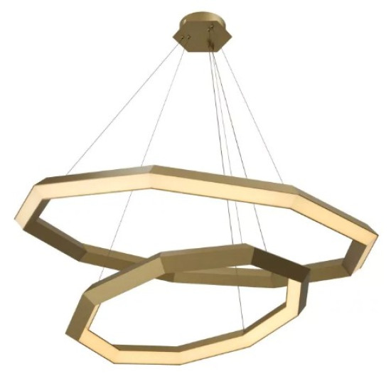 Helvetia Chandelier Brass 120cm