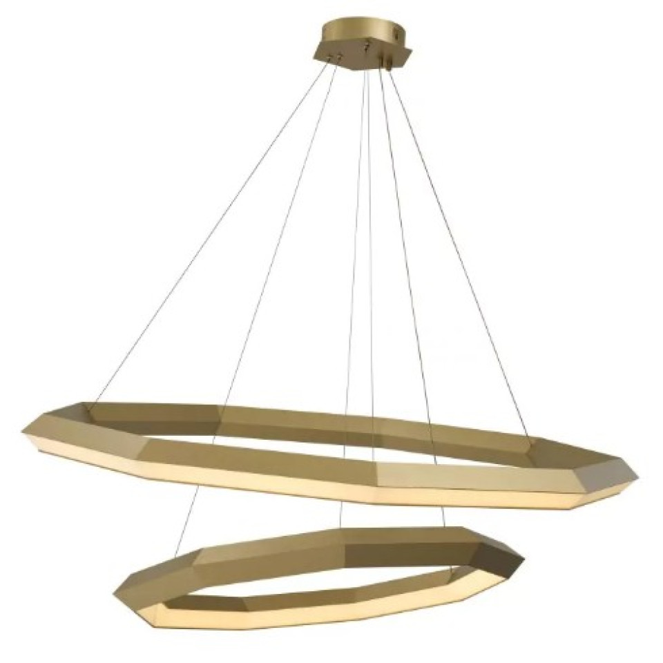 Helvetia Ljuskrona Mässing 120cm