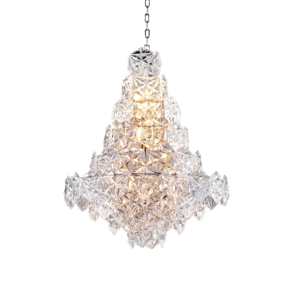 Hermitage Takkrona Nickel/Glas 60 cm