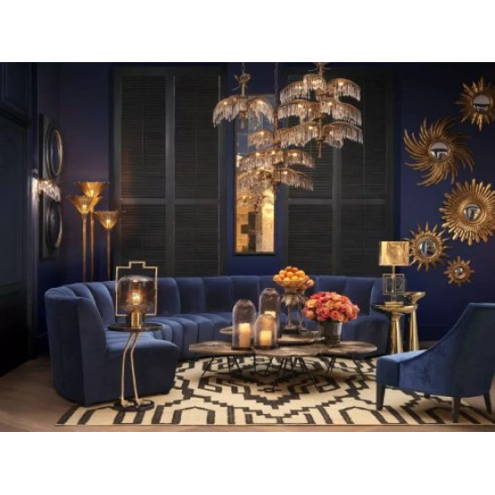 Hildebrandt Vägglampa Mässing/Glas 27 cm