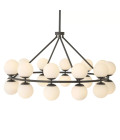 Hutchinson Chandelier Bronze/Glass 115cm