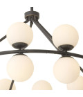 Hutchinson Chandelier Bronze/Glass 115cm