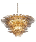 Italo Chandelier Brass/Glass 80cm