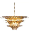 Italo Chandelier Brass/Glass 80cm