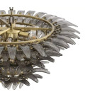 Italo Chandelier Brass/Glass 80cm