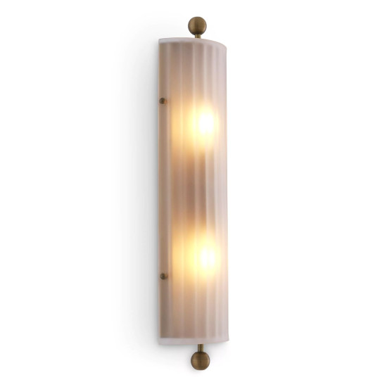 Juno Wall Lamp Brass/Glass 55cm