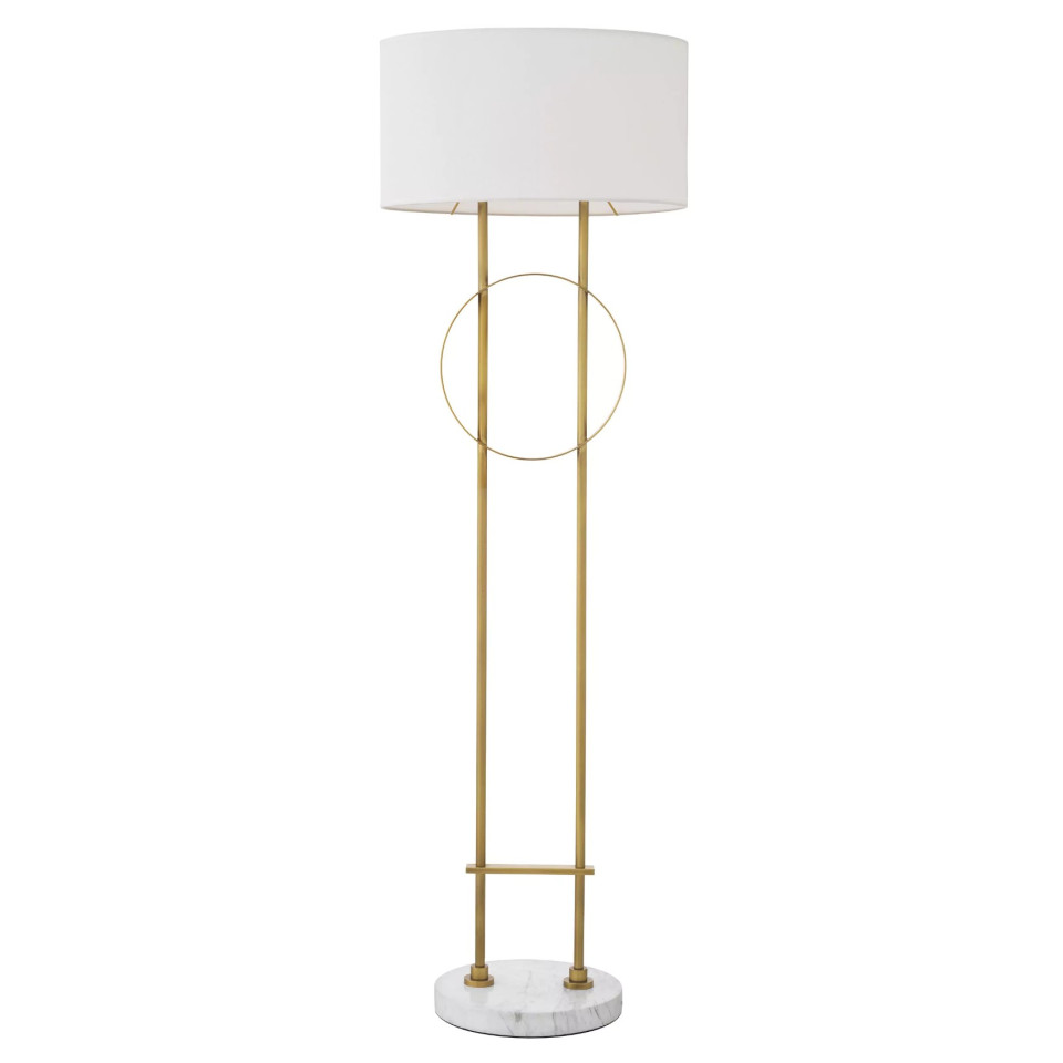 Kaiser Golvlampa Mässing/Marmor 157cm