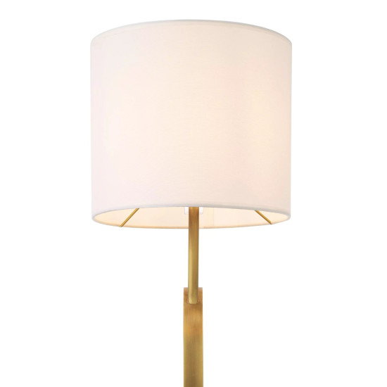 Kaiser Floor Lamp Brass/Marble 157cm