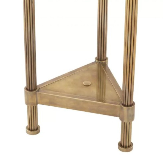 Kon Tiki Trippel golvlampa Mässing 197 cm