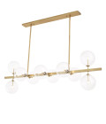 Largo Ljuskrona Mässing/Glas 160cm