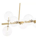 Largo Ljuskrona Mässing/Glas 160cm