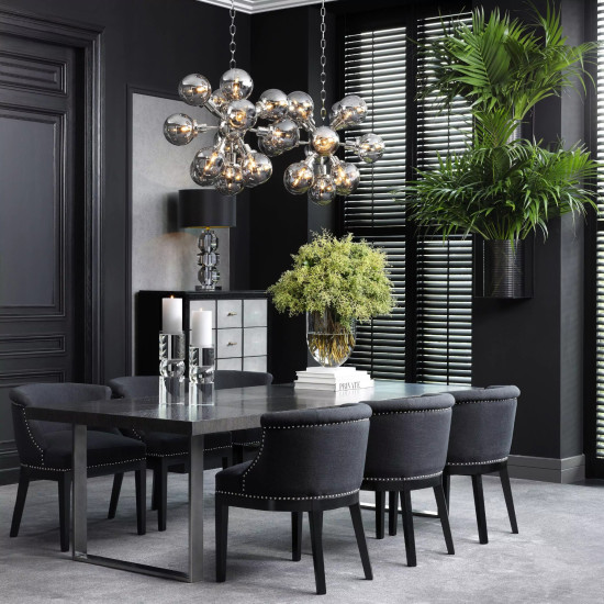 Ludlow Takkrona Nickel/Glas 73 cm