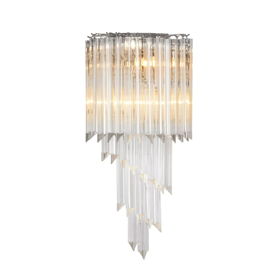 Marino Vägglampa Nickel/Glas 64,5cm