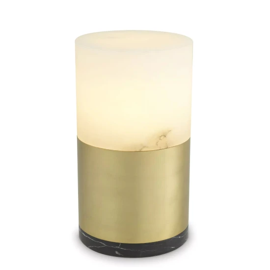 Mclean Table Lamp Brass/Marble 36cm