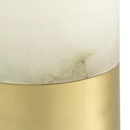 Mclean Table Lamp Brass/Marble 36cm