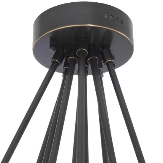 Molecule Ceiling Light Bronze/Glass 66cm