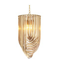 Murano Chandelier Brass 35cm
