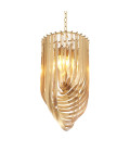 Murano Chandelier Brass 35cm