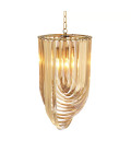 Murano Chandelier Brass 35cm