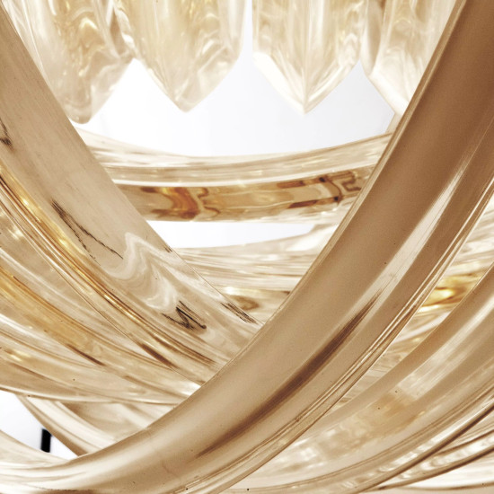 Murano Takkrona mässing 50 cm- 50% rabatt