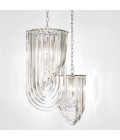 Murano Chandelier Nickel 25cm