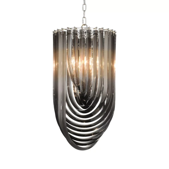 Murano Chandelier Nickel 35cm