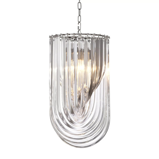 Murano Chandelier Nickel 35cm